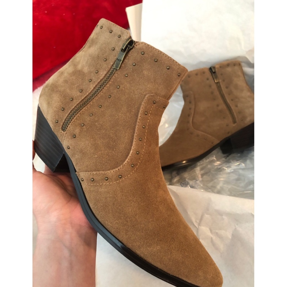 NWT MARC FISHER STUDDED WESTERN BOOTIE
